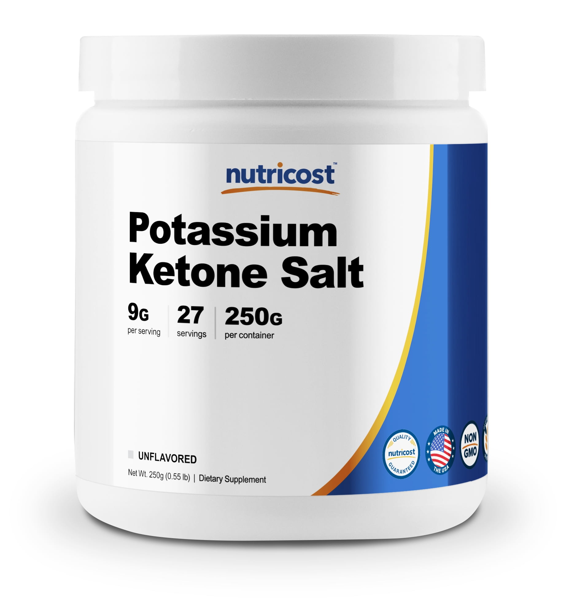 Nutricost Potassium BHB Salts, Exogenous Ketone Supplement (250 Grams