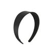 Satin Headband, 5/8", Black