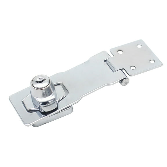 WRISTBIQUE Cabinet And Furniture Locks Drawer Lock Zinc Alloy Silver 1Set