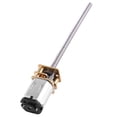 thumbnail image 3 of Motor de Engranajes DC 6V Caja de Engranajes de Metal Motor de Reducción de Eje de Salida de Rosca de Tornillo Largo M3x55mm Para Motores de Reduce, 3 of 7
