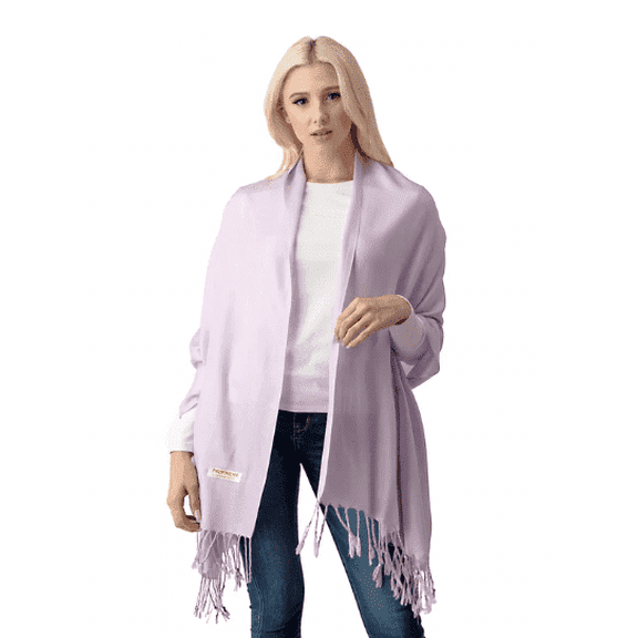 Luxurious Pashmina Shawl in Lavender - Soft and Elegant