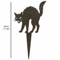 thumbnail image 3 of Halloween Iron Ground Stake, Metal Porch Ornament, Spooky Yard Decor, Inserts Firmly into Soil and Resists Outdoor Weather for Flower Bed, Garden Path, and Lawn Display., 3 of 8