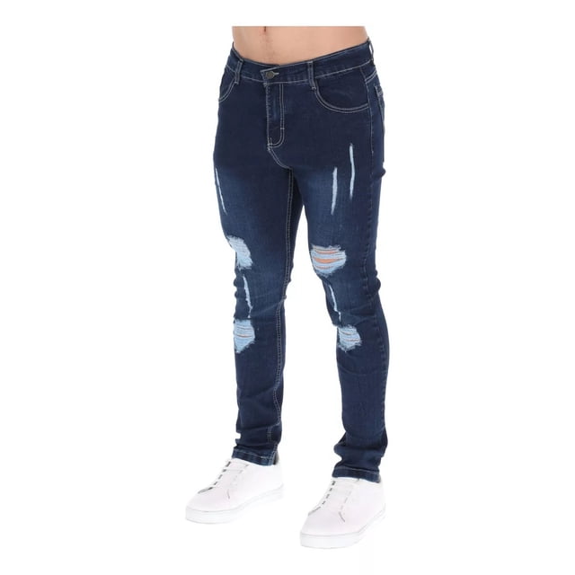 Jeans Para Hombre Pantalones De Moda Casual Skinny Stretch