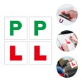 thumbnail image 3 of 4pcs Car Magnets Letter L P Car Magnets Stickers Learner Driver Car Magnets Sign, 3 of 7