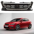 thumbnail image 5 of Front Grille Compatible For SEAT LEON 2017-2020, Car Front Bumper Center Grille, Plastic Replacement Bumper Grill, Automotive Accessories, 5 of 8
