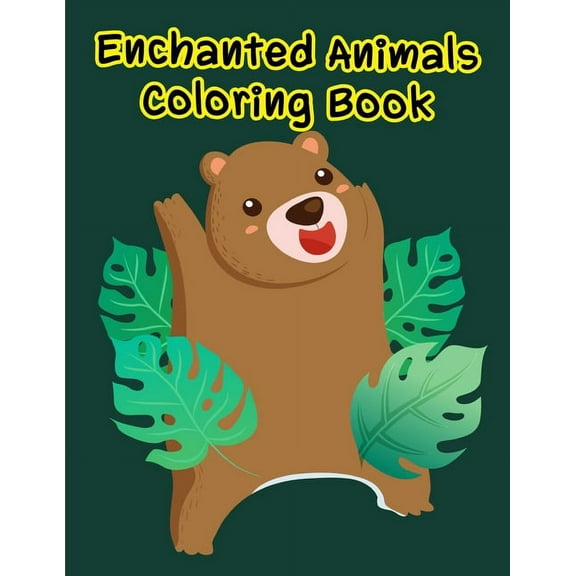 Enchanted Animals Coloring Book: Christmas Animals Books and Funny for Kidss Creativity  Funny Sport   Paperback  1675068232 9781675068236 J.K. Mimo