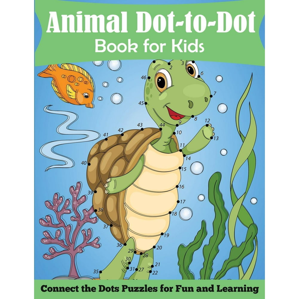 Animal DottoDot Book for Kids Connect the Dots Puzzles for Fun and