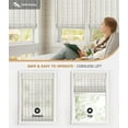thumbnail image 3 of LazBlinds Cordless Bamboo Roman Shades, Light Filtering Window Treatment, Roll Up Bamboo Blinds for Windows, 33'' W x 60'' H, 3 of 6