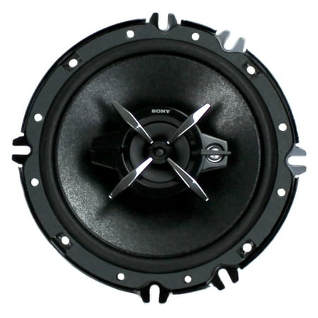 Sony - 6-1/2" 3-Way Car Speakers with Mica Reinforced Cellular (MRC) Cones (Pair) - Black/Graphite