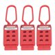 thumbnail image 2 of 3 UNIDS 6 Agujeros Tagout Cerrojo de Bloqueo Aislamiento Eléctrico Cerrojo para el Mantenimiento de Apagado 9mm Diámetro Del Agujero, 2 of 8