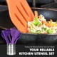 thumbnail image 4 of Chef Craft Premium Juego de utensilios y utensilios de cocina de silicona, 9 piezas, color morado, 4 of 5