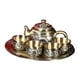 thumbnail image 5 of Juego de té de kung fu, juego de té, tetera con taza de té, tetera e infusor, juego de té de viaje para fiestas de té de negocios y adultos, 5 of 9