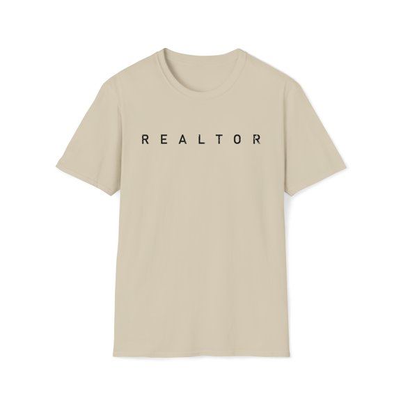 Minimalist Realtor, Gildan Unisex T-Shirt, Real Estate Graphic Tee, S-3XL