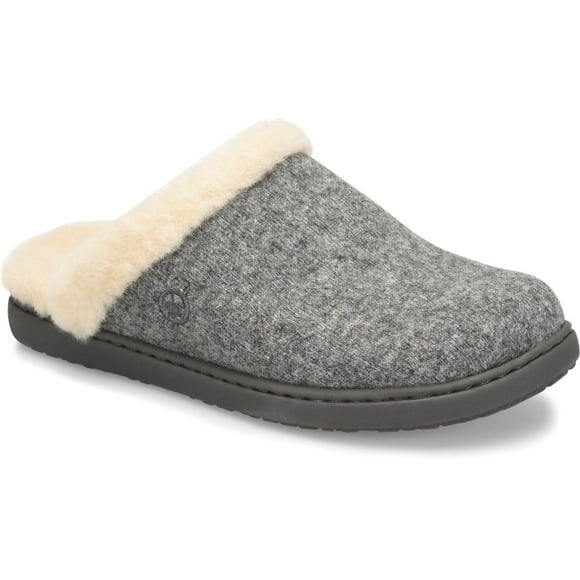 Born Women's Zoe Slipper Grey Wool Combo - BR0025422