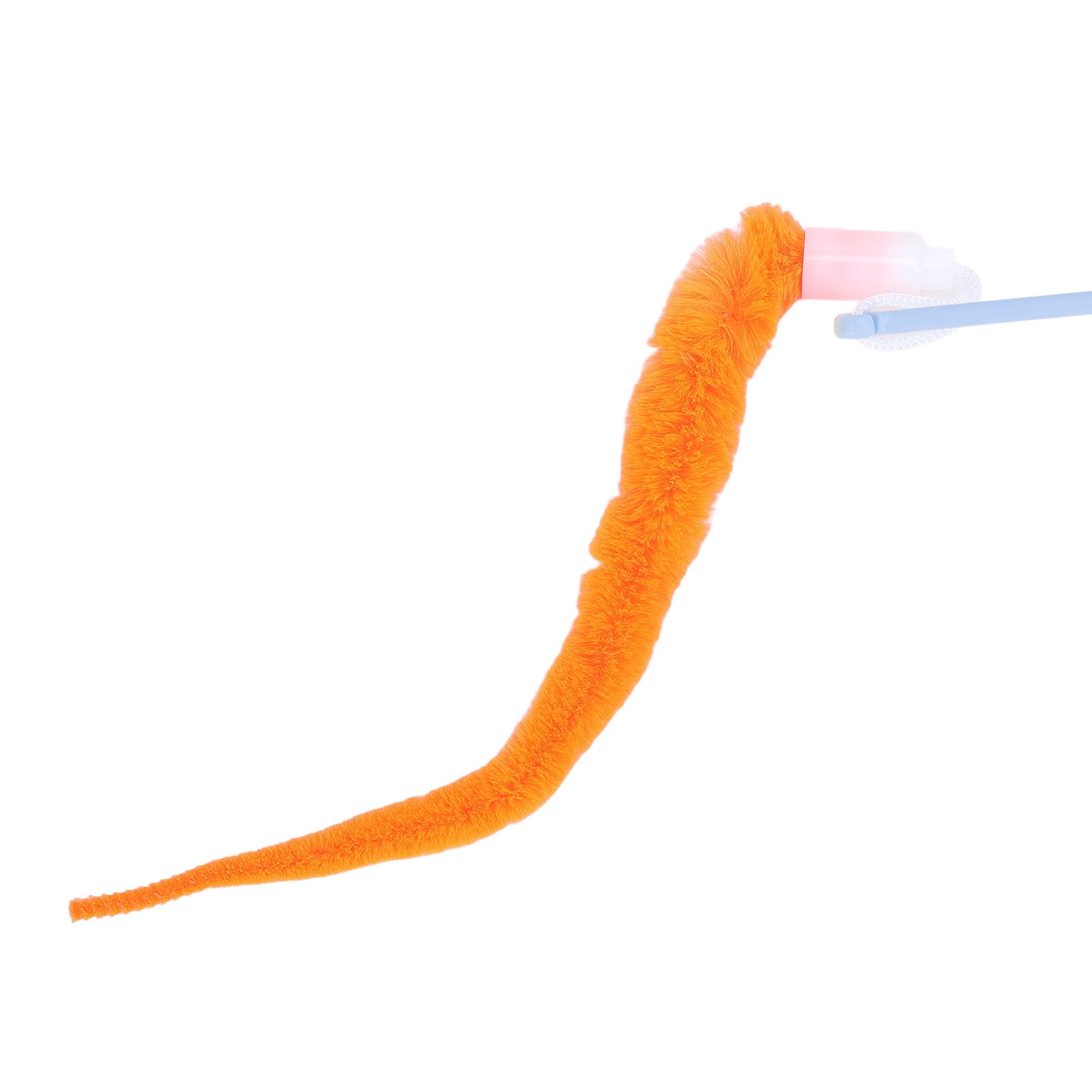 YAHHU Smart Interactive Cat Toy LED Light 4 Speed Rotatable Low Noise Electric Feather Teaser Stick For Cats Exercise And Training Blue (5.12 inches / 13 cm)