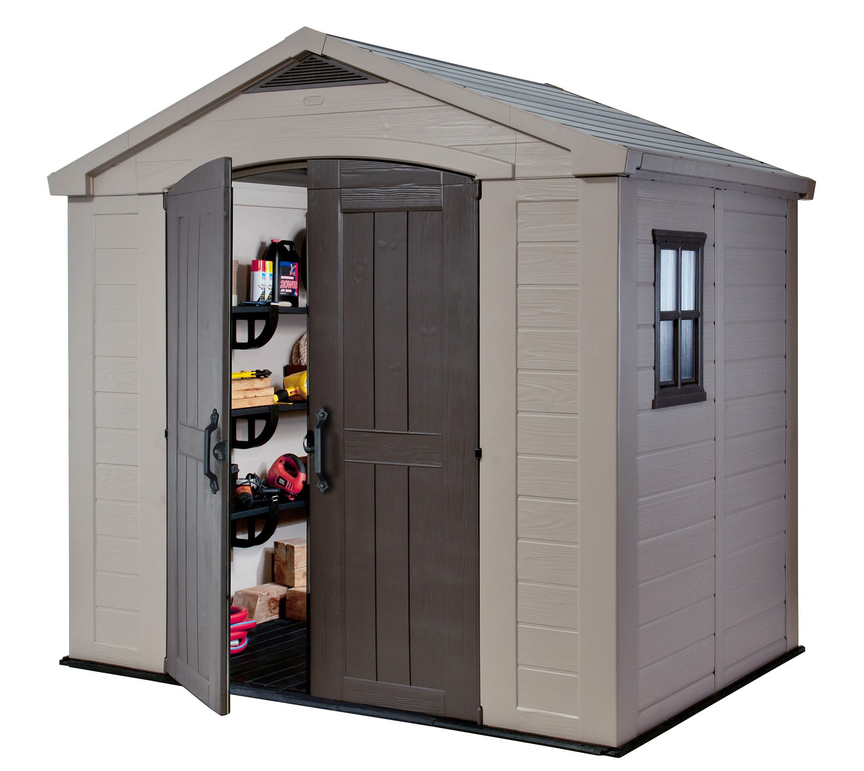 Keter Factor 8 X 6 Resin Storage Shed All Weather Plastic