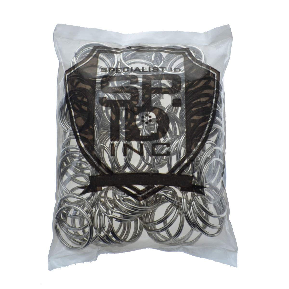 Bulk 1000 Pack - 1" Key Rings - Heat Treated & Lead Free - Heavy Duty & Durable Premium Split Ring Keychains by Specialist ID
