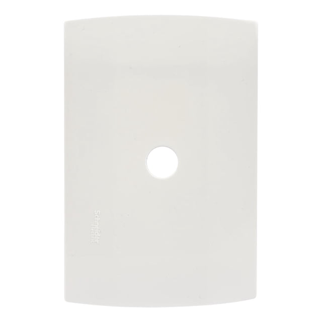 Pack De 2 Placa Ciega Con Salida Schneider Electric Blanco