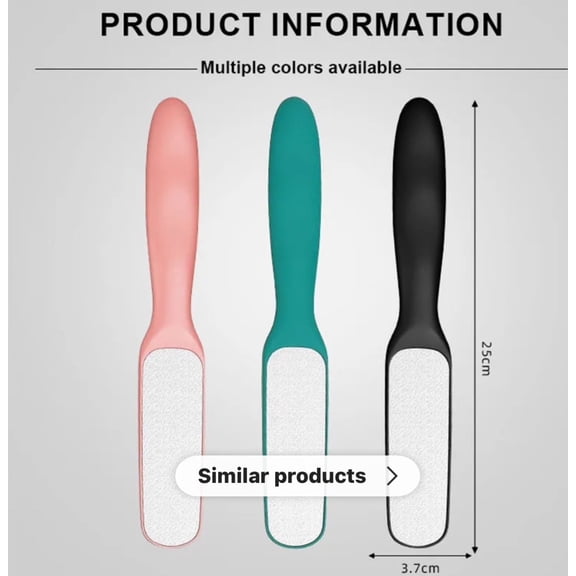 2 Piece of Stainless Steel Foot Rasp Scrubber, 2 Side Pedicure Tool, Callus Removal, Nickel Foot File