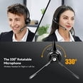 thumbnail image 3 of TECKNET Bluetooth Headset, Wireless On Ear Headphones with Noise Cancelling Microphone for Trucker, Hand Free Wireless Headset with Mute Mic for Phone, 3 of 5
