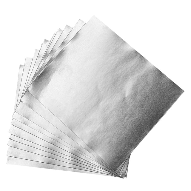 OULII 20 Feuilles de Papier D\'aluminium Résistant à la Chaleur pour la Cuisson et la Réparation de Cuisine