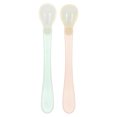 thumbnail image 3 of Green Sprouts First Food Spoons, 6+ Months, Light Sage/Light Grapefruit, 2 Pack, 3 of 3