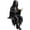 Black, variant on Mystery Reading Figurines Sitting Sculpture, 4.7 inch Mini Shadow Reading Statue Bookshelf Statue, Dark Shelf Decor Gift for Fantasy Readers(RL B)