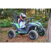 MotoTec Raider 48v 1200w UTV with Roll Cage Safety Bar, Adjustable Seat