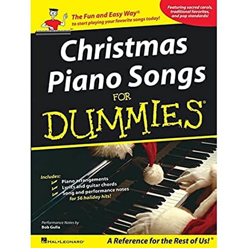 Pre-Owned Christmas Piano Songs for Dummies Piano, Vocal and Guitar Chords, 9781423423256, 1423423259, Paperback,