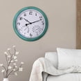 thumbnail image 1 of ruzhgo Horloge Murale Étanche Ronde Extérieur Intérieur Extérieur à Commande Murale Horloge de Décoration Horloge Décorative pour Jardin Piscine Extérieure, 1 of 9