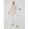 thumbnail image 2 of Beige - Point Collar - Blouses - Everyday Basic, 2 of 5