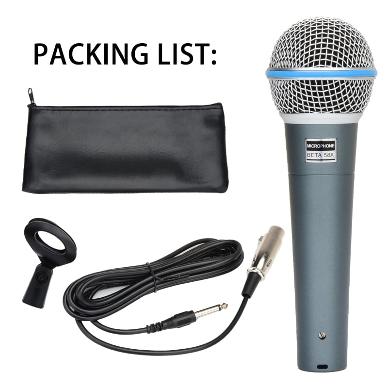 Shure BETA 58A Microphone - Dynamic Mic for Music Recording