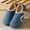 Blue, variant on Womens Mens House Slippers Rubber Sole Indoor Slipper Socks Lightweight Fleece Lined Slip-on Barefoot Slippers