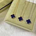 thumbnail image 4 of Collar Con Colgante Van Clover Para Mujer Cadena De Oro De 18 Quilates Joyería, 4 of 4