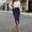 Navy, variant on Skirts for Women Skirt Summer Solid Color Tie Waist Pleated Side Slit Midi Skirt for Casual Wear with Flowy A-Line Elegant Summer Brown M