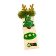 thumbnail image 1 of Injueey 4 unids/set Clip de pelo de Navidad lindo Festival Navidad Año Nuevo trabajo foto Cosplay decoración horquilla accesorios regalos mujeres Kits de decoración para fiestas Árbol de Navidad Injueey HA069799-03, 1 of 6