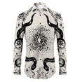 thumbnail image 2 of Camisa para hombre nueva personalidad de otoño estampada camisas de manga larga para hombre casual de talla grande ropa gótica camisa hawaiana de playa fiesta superior, 2 of 5