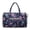 Art Boho Flower Purple, variant on Cherry Bow Print Quilted Travel Duffel Bag Lightweight Weekender Overnight Bag with Zipper Pockets Carry On Luggage Bags for Women Men Gym Bags