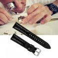 thumbnail image 4 of Correa de reloj universal de cuero PU ajustable para hombres y mujeres, repuesto de 18mm, color negro, 4 of 9