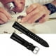 thumbnail image 4 of Correa de reloj universal de cuero PU ajustable para hombres y mujeres, repuesto de 18mm, color negro, 4 of 9