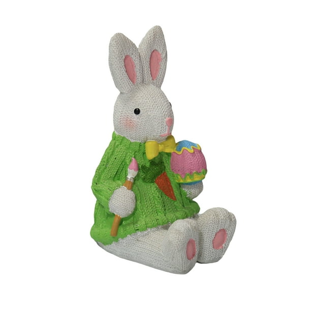 Garden Statue Animals Rabbit, Resin Bunny Rabbit Statues, Lovely
