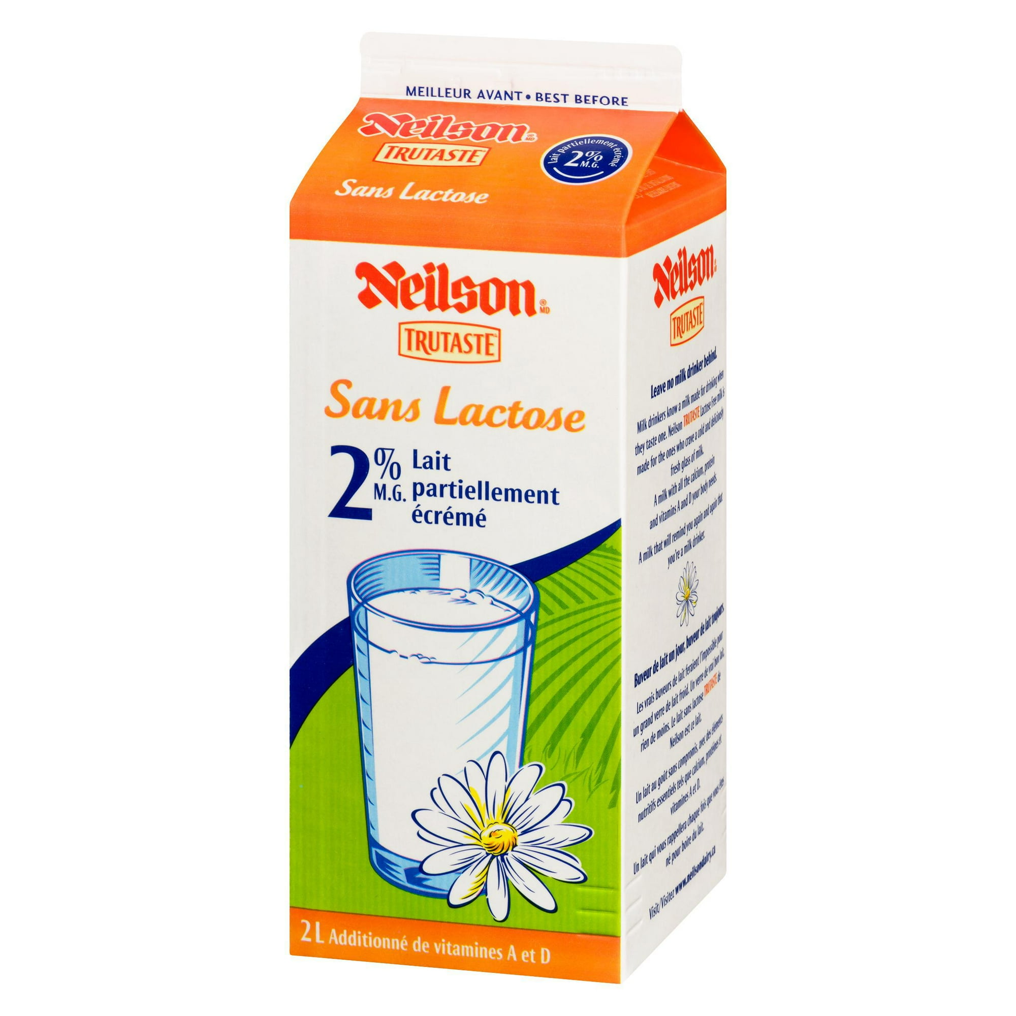 Neilson TruTaste Lactose Free 2% Partly Skimmed Milk