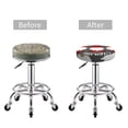 thumbnail image 5 of Xecao's Chillin with My Gonme Print Stool Covers offer stylish, washable protection for PU round bar stools, perfect for home or commercial use., 5 of 7