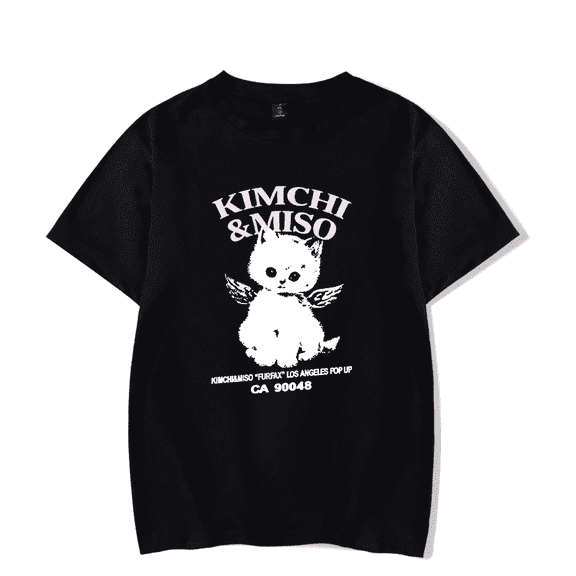 Beabadoobee Merch T-Shirt Cat T Shirts Unisex Short Sleeve Furfax Tee Tops Streetwear