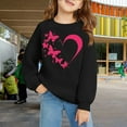 thumbnail image 2 of Ruyang Heart Sweatshirts for Teen Girls Cute Trendy Oversized Hoodies Long Sleeve Crewneck Fall Winter Pullover Sweater, 2 of 7