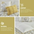 thumbnail image 5 of Madison Park 5-Piece Seersucker Comforter Set with Throw Pillows, King, Yellow, 5 of 11