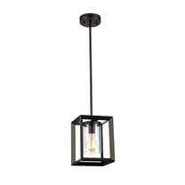 IRONCLAD Industrial-style 1 Light Rubbed Bronze Ceiling Mini Pendant 7" Shade
