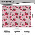 thumbnail image 7 of XYZCANDO Strawberry Daisy Car Trunk Mat 29" x 39", All-Weather Washable Cargo Liner with Non-Slip Backing, Easy-Clean Stitched Edge Protector for SUVs, Sedans and Trucks, 7 of 7