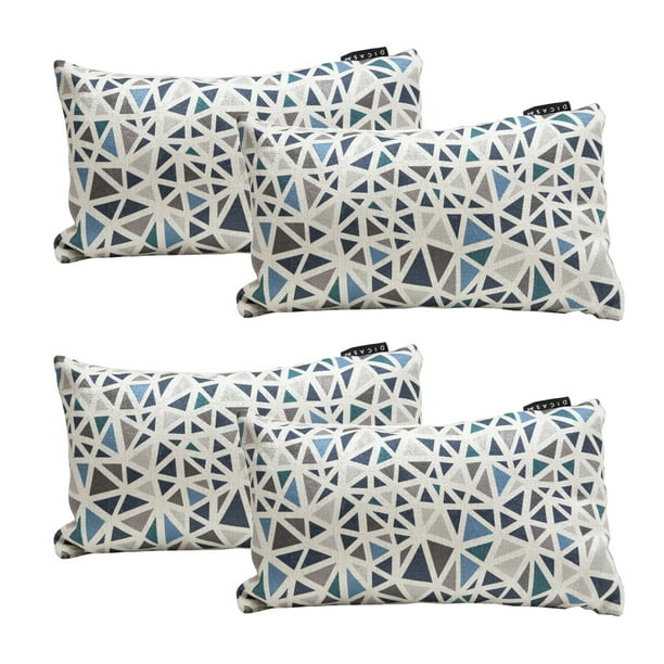Set 4 Cojínes Decorativos Rectangulares DICASA Zao