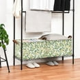 thumbnail image 3 of Yayeee Foldable Storage Basket for Shelves with Handles Set of 2 Waterproof Cloth Bins, Olive Leaf, 3 of 7